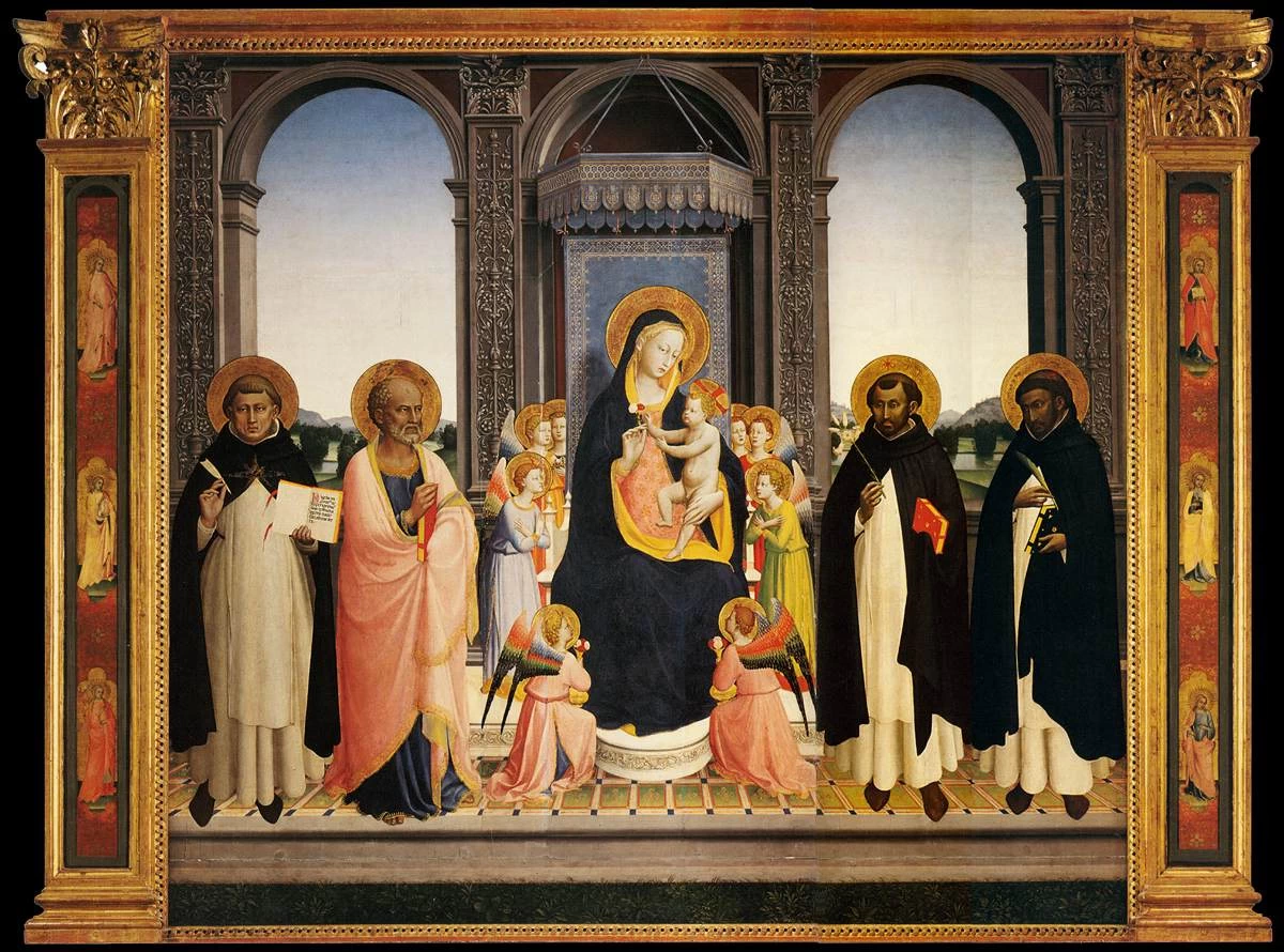 La pala di san Domenico - San Domenico, Fiesole